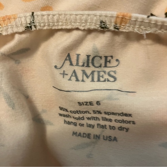 Alice + Ames Floral Print Juliet Dress sz 6 - Picture 8 of 8